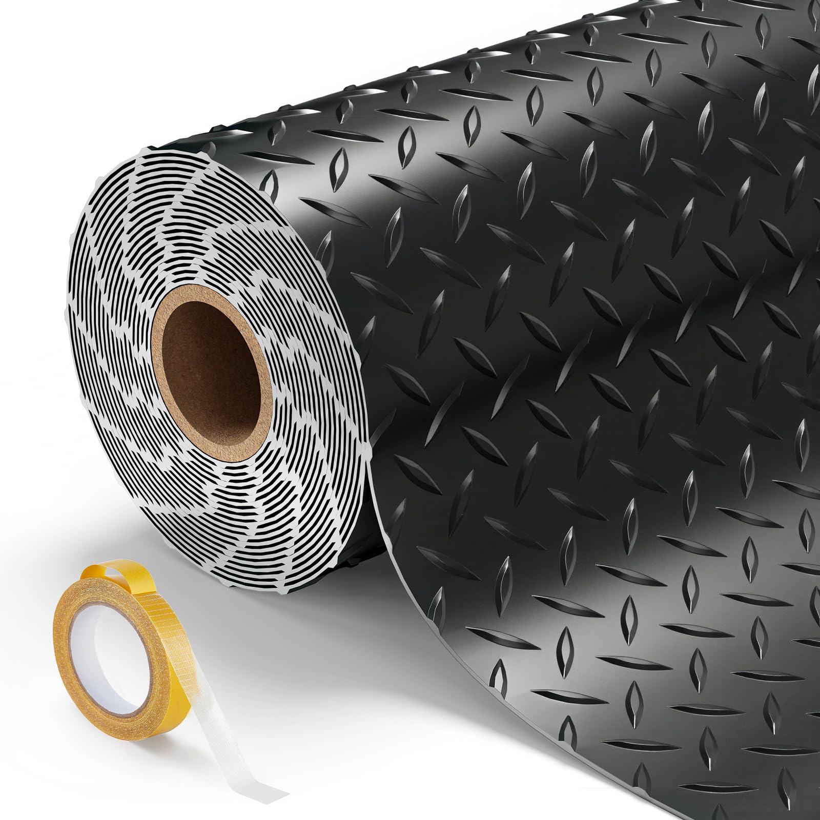 AHUAWA 8.2x20 ft garage mat roll protects large concrete areas.