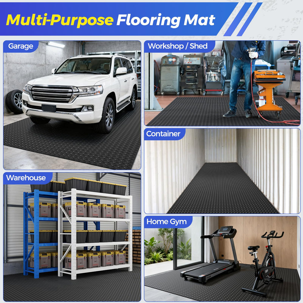 AHUAWA mat suitable for enclosed trailers and maintenance tasks.