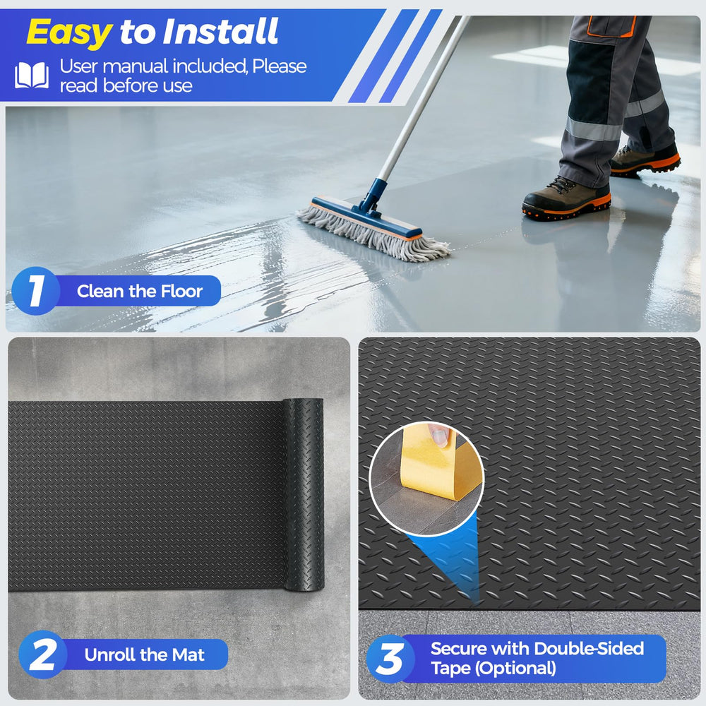 AHUAWA versatile mat for garages, workshops, and gyms.