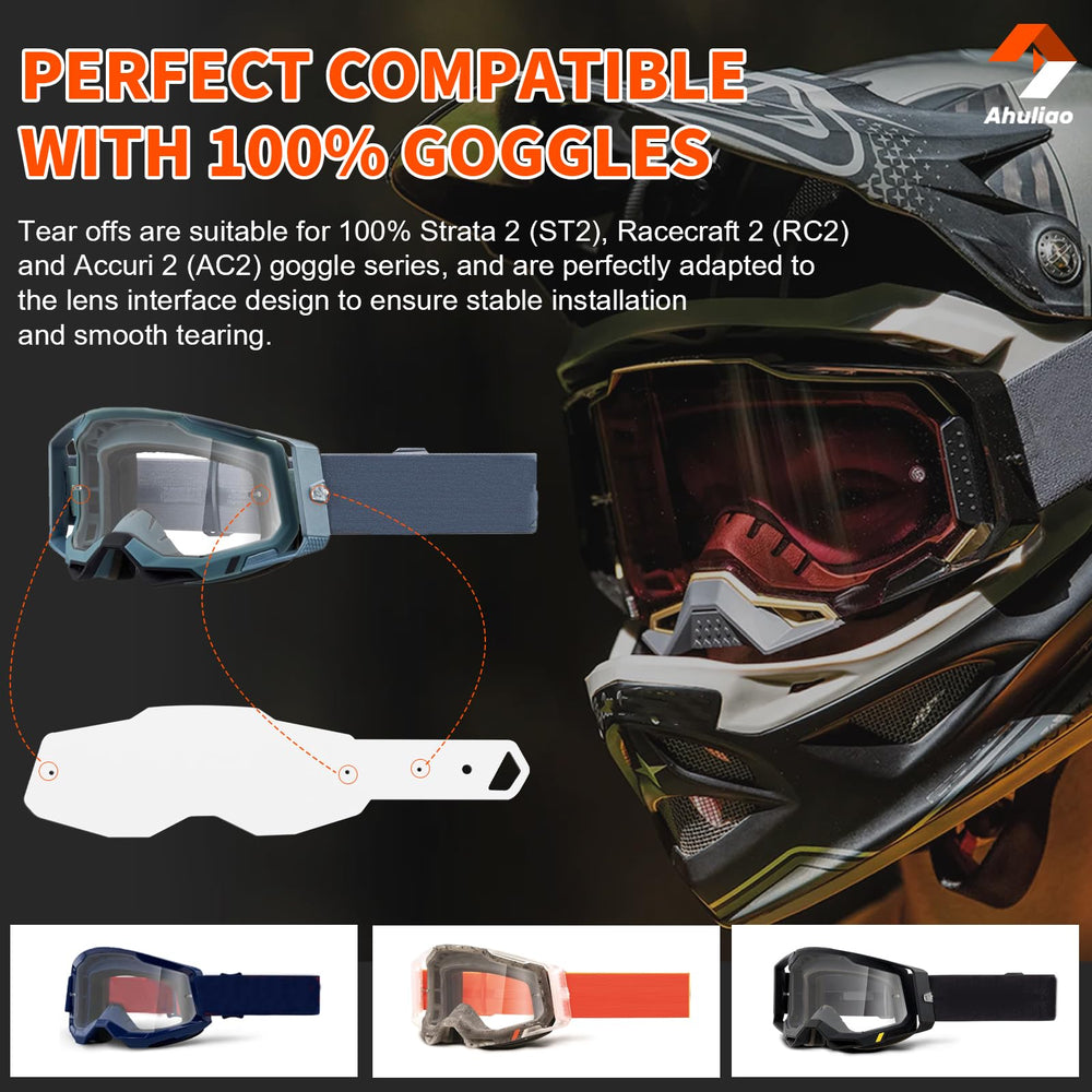 Ahuliao compatibility with Strata 2, Racecraft 2, and Accuri 2 goggles ensures stable installation.