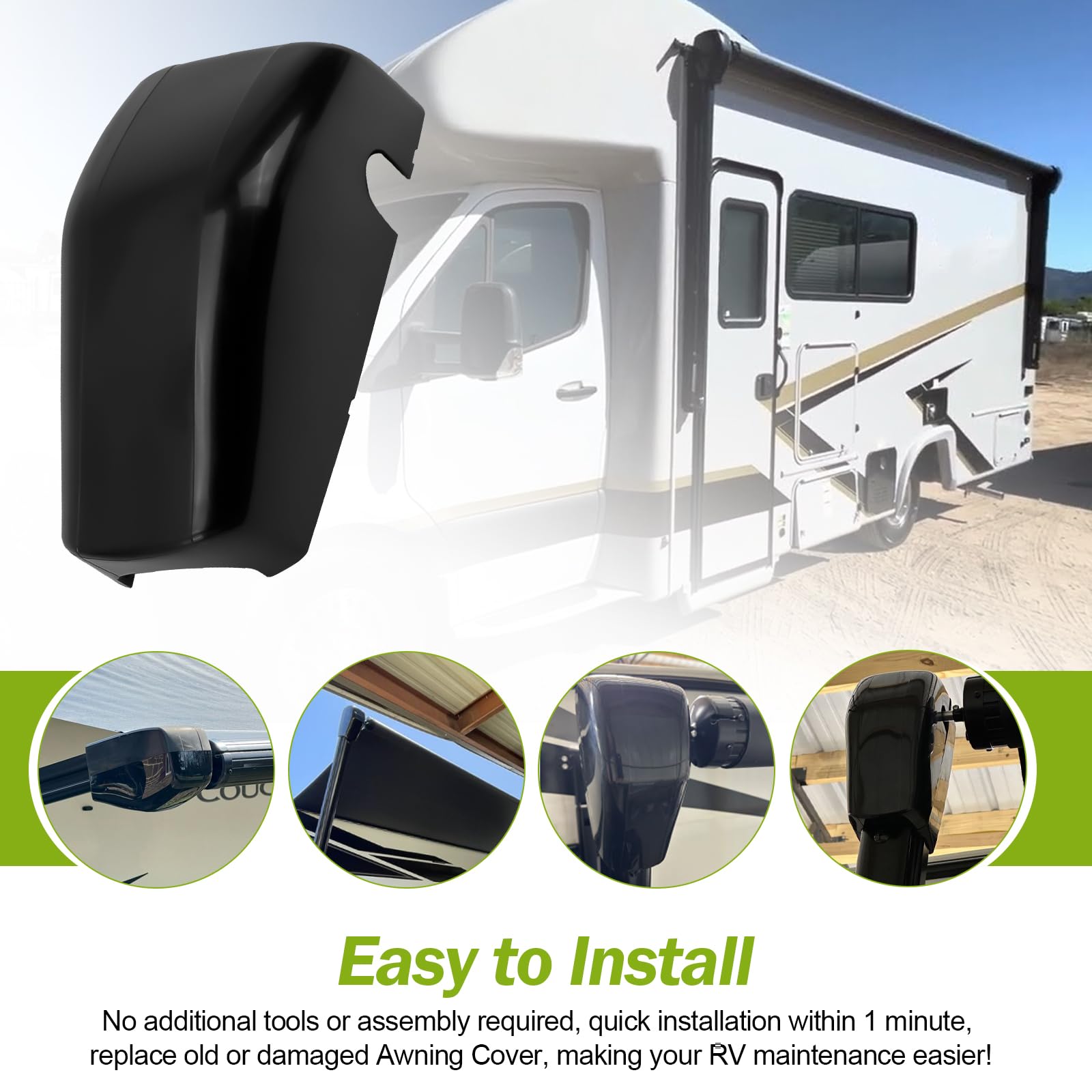 Ahuliao easy installation with no tools saves time during RV maintenance.