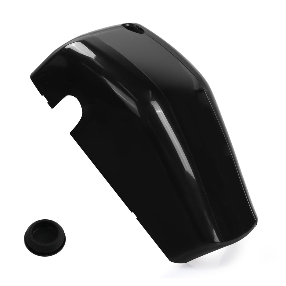 Ahuliao right RV awning motor cover front view protects the drive unit from weather