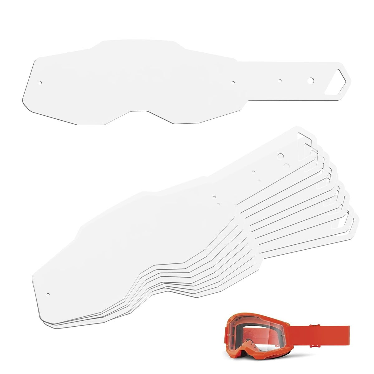 Ahuliao tear-offs 50-pack in standard packaging for easy replacement during rides.