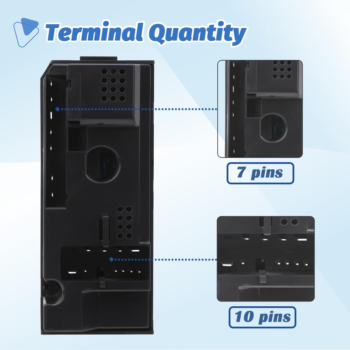 AiYiGu power window switch driver—abs-plastic build for durable use and long life.