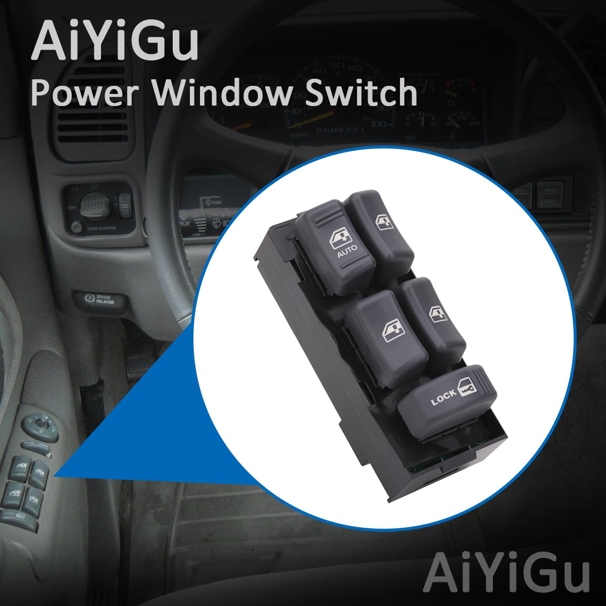 AiYiGu power window switch driver—oe-replacement option for an easy OE-style upgrade.