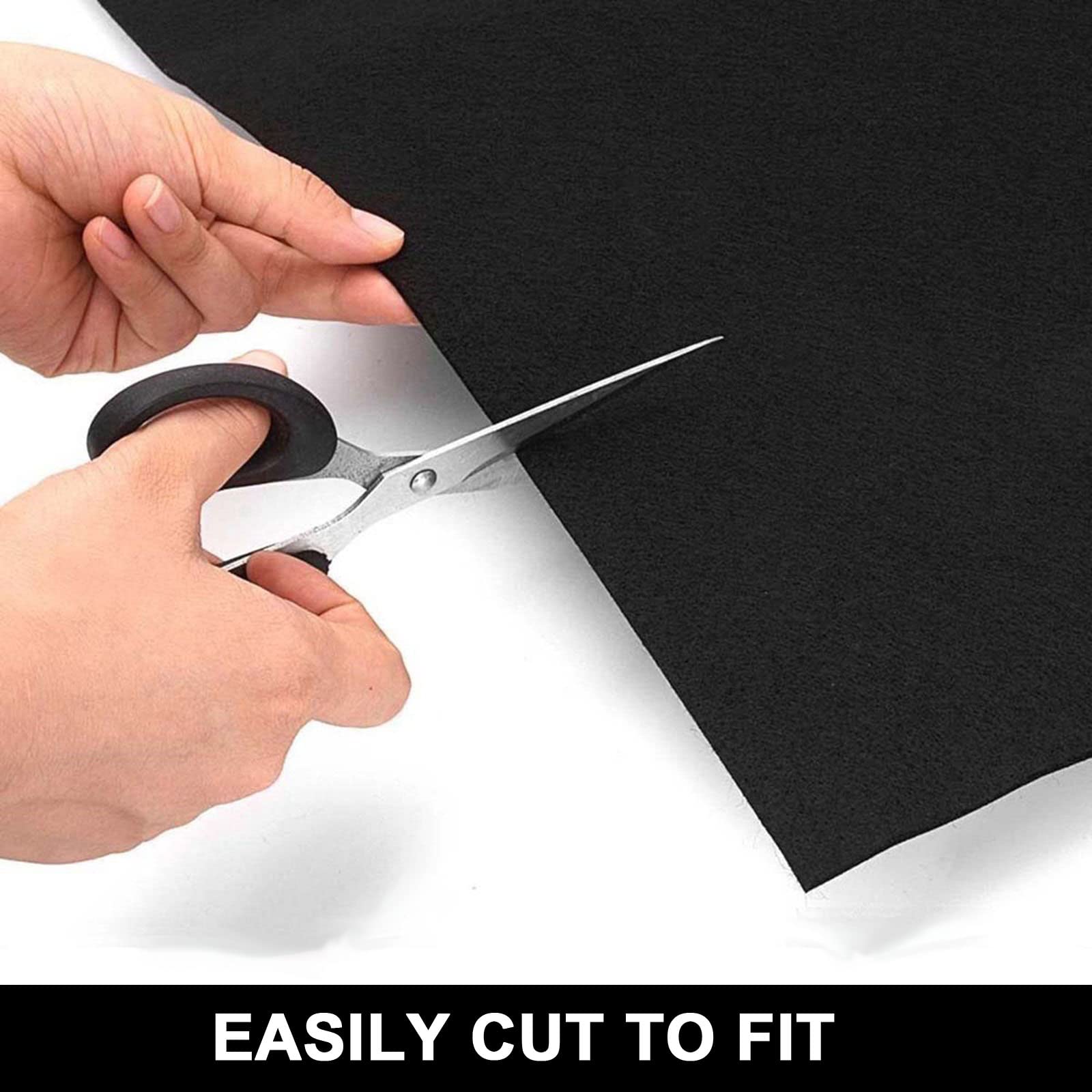 AiBOB oil spill mat being cut to fit a space
