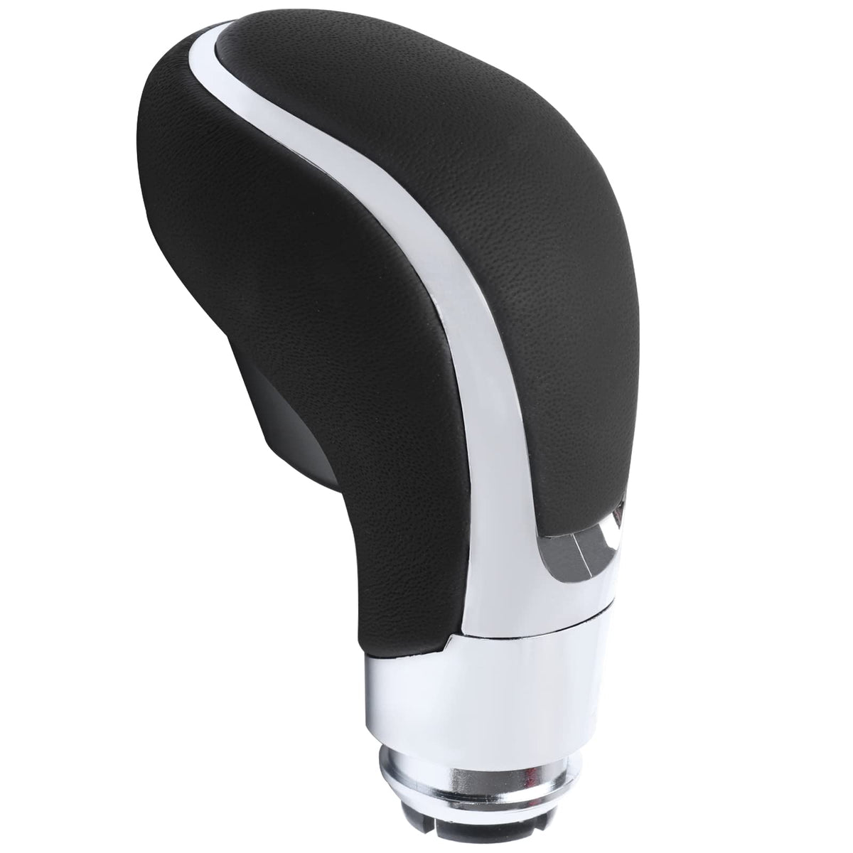 AICARS gear shifter knob in black with leather cover improves grip and feel for Buick Verano.
