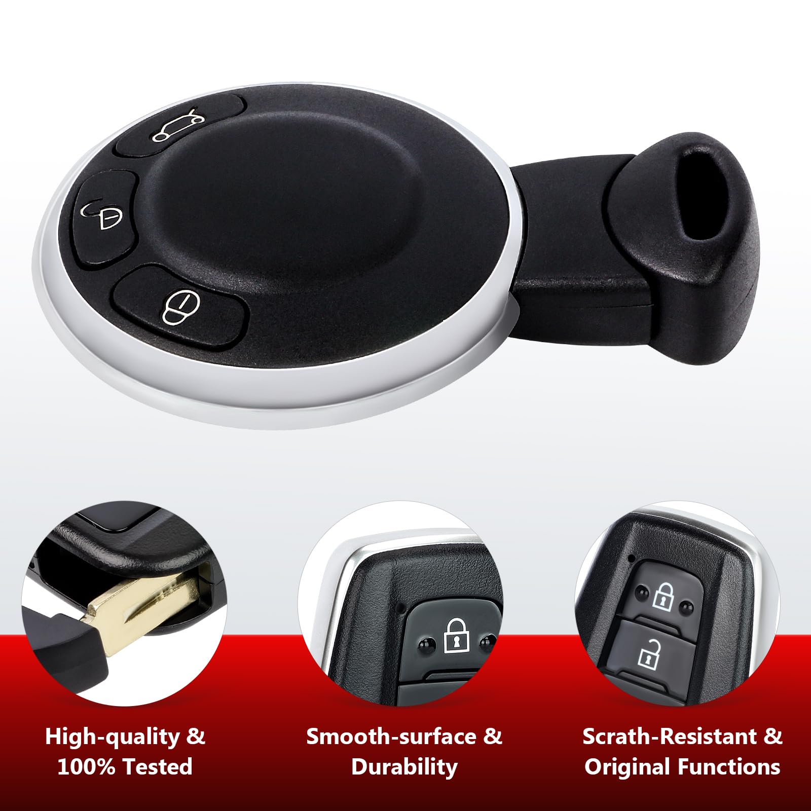Aichiyu Mini Cooper remote internal chip and board revealed.
