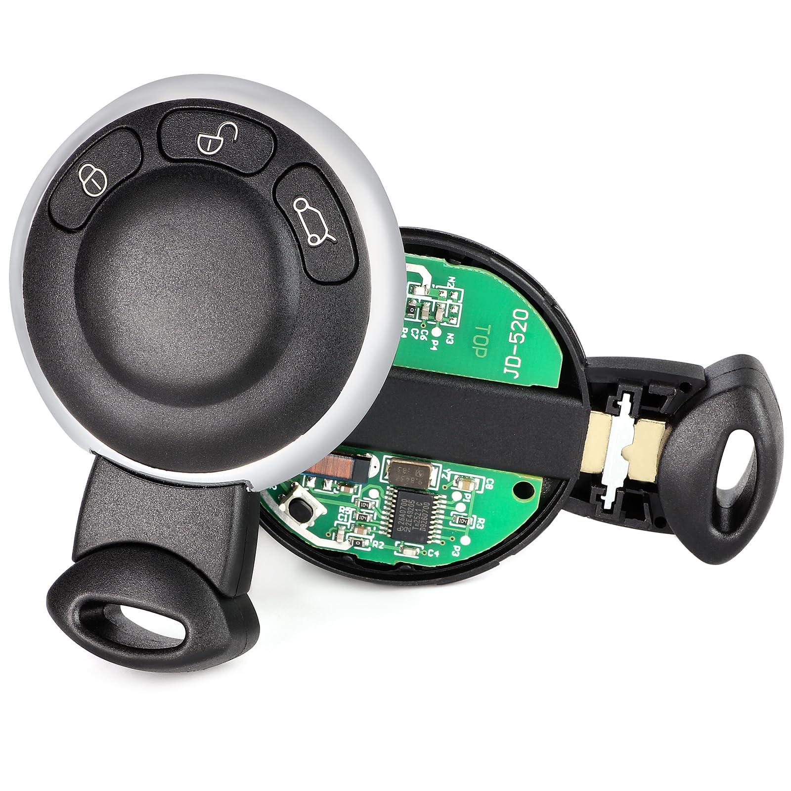 Aichiyu Mini Cooper remote front view, ready-to-use replacement.