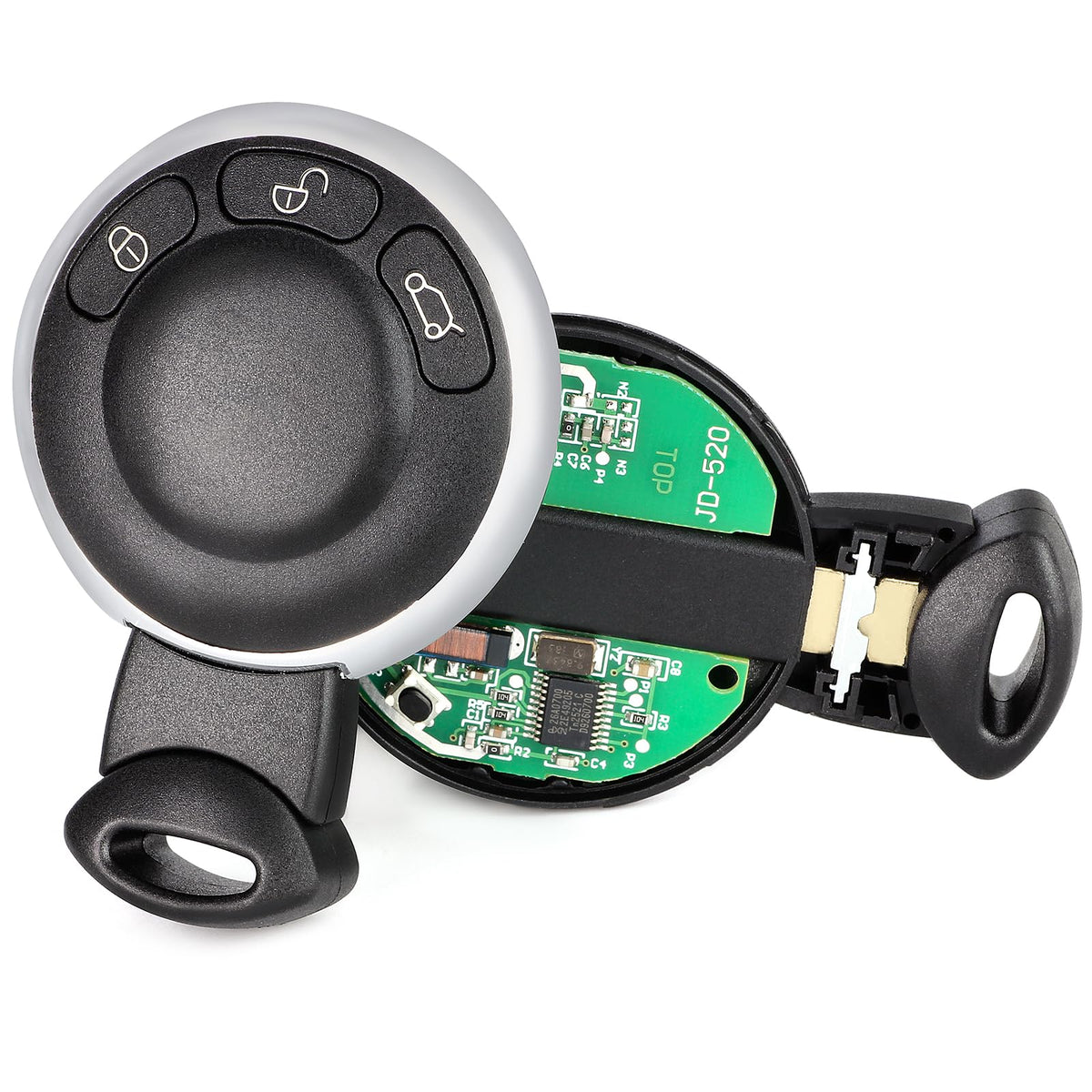 Aichiyu Mini Cooper remote front view, ready-to-use replacement.