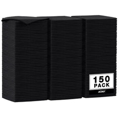 AIDEA microfiber cloths stacked in a 150-pack for general cleaning.