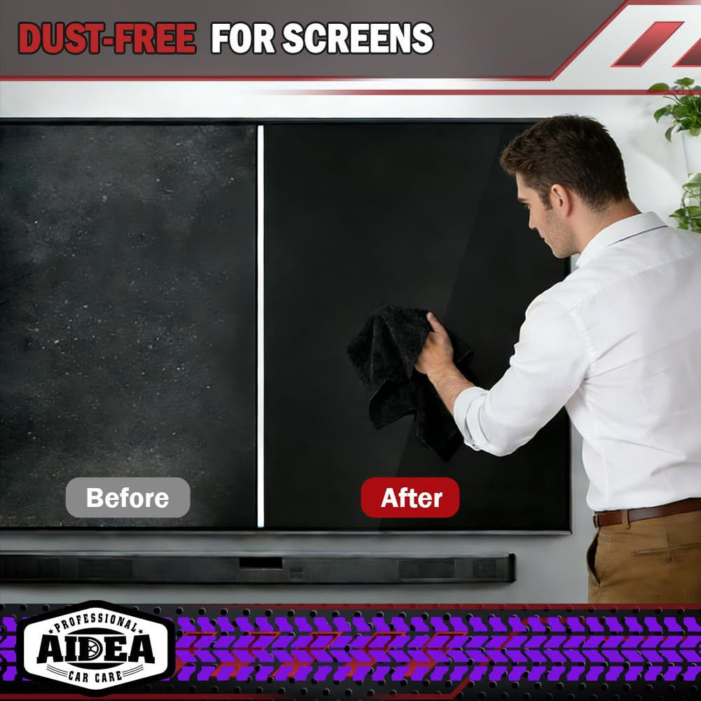 AIDEA towels withstand repeated washing and maintain cleaning power.
