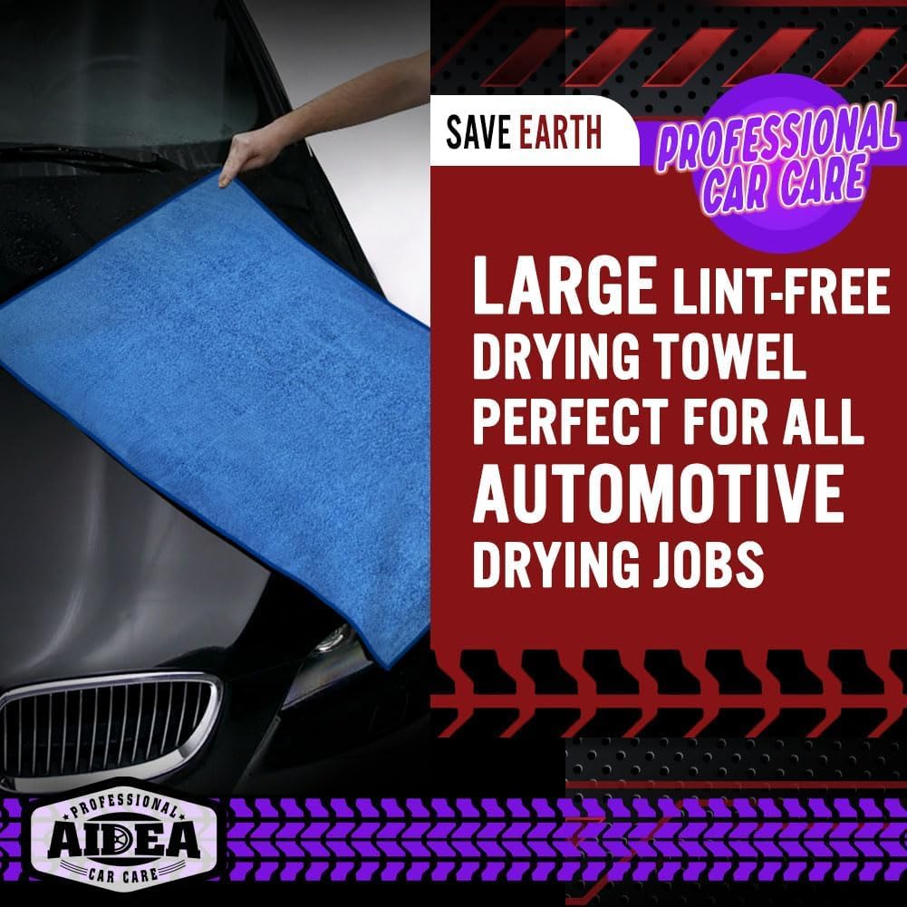 AIDEA interior-friendly towel soft edges for windows and seats