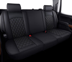 Aierxuan back seat cover for Chevy Silverado split bench protects seats from wear and spills.