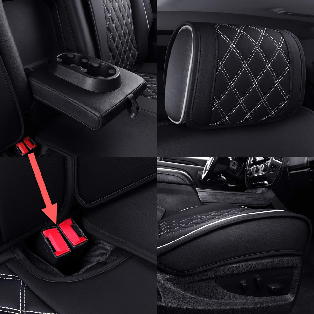 Aierxuan front-seat back pockets provide convenient storage while driving