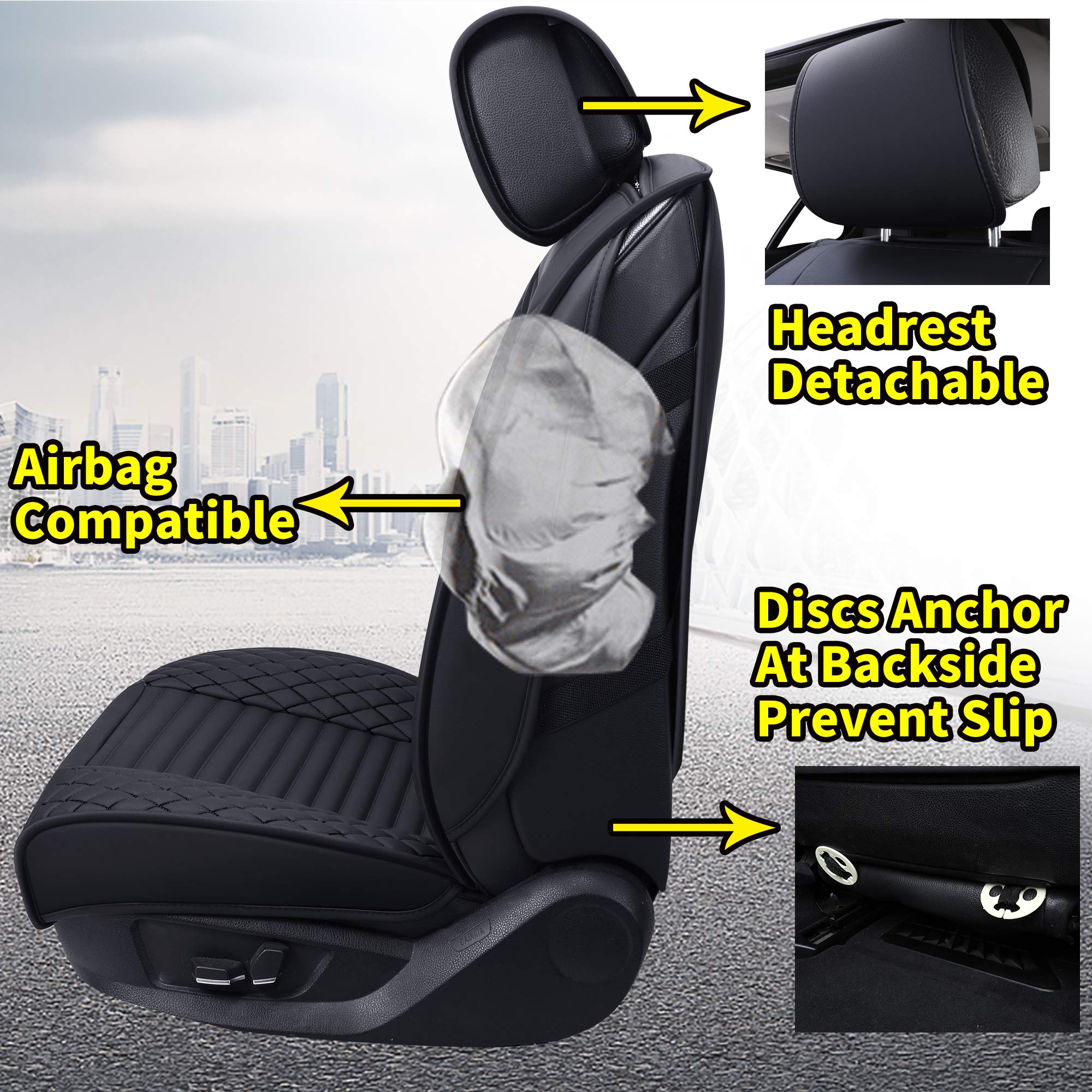 Aierxuan rear-seat cover 50-50 40-60 compatibility supports versatile seating arrangements.