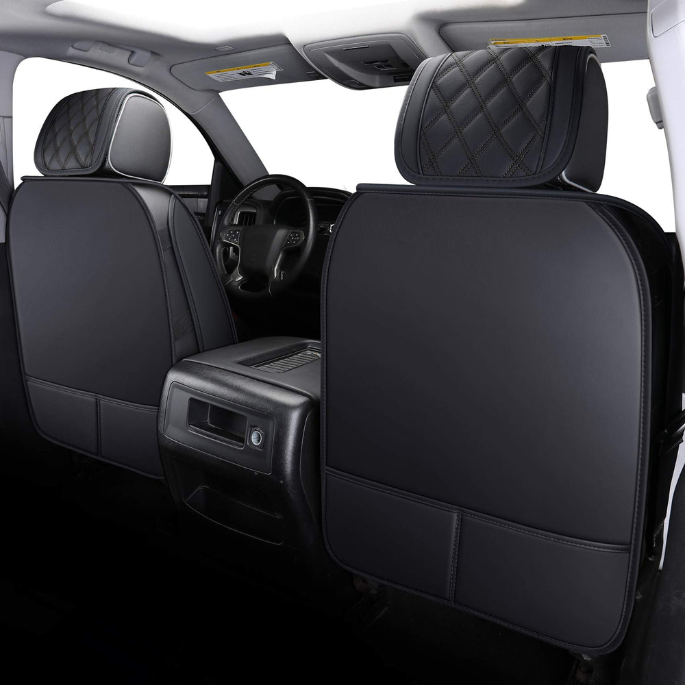 Aierxuan waterproof leather seat cover protects against spills and wear.
