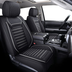 Aierxuan split-bench 40/60 seat cover preserves flexibility and access.