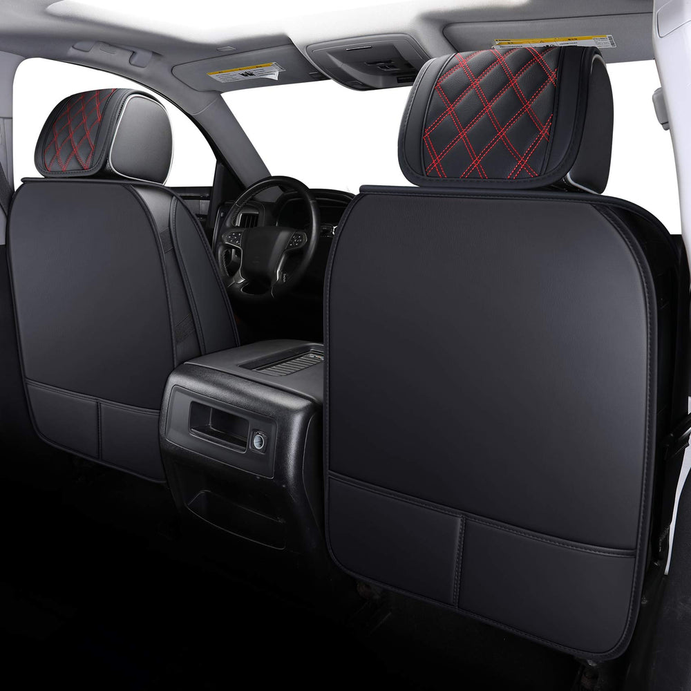 Aierxuan full set truck seat covers on rear seats, easy cleaning.