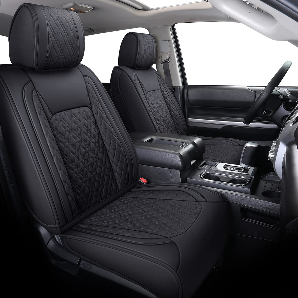 Aierxuan Tundra compatibility with CrewMax models offers versatile seat protection.