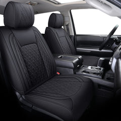 Aierxuan Tundra compatibility with CrewMax models offers versatile seat protection.