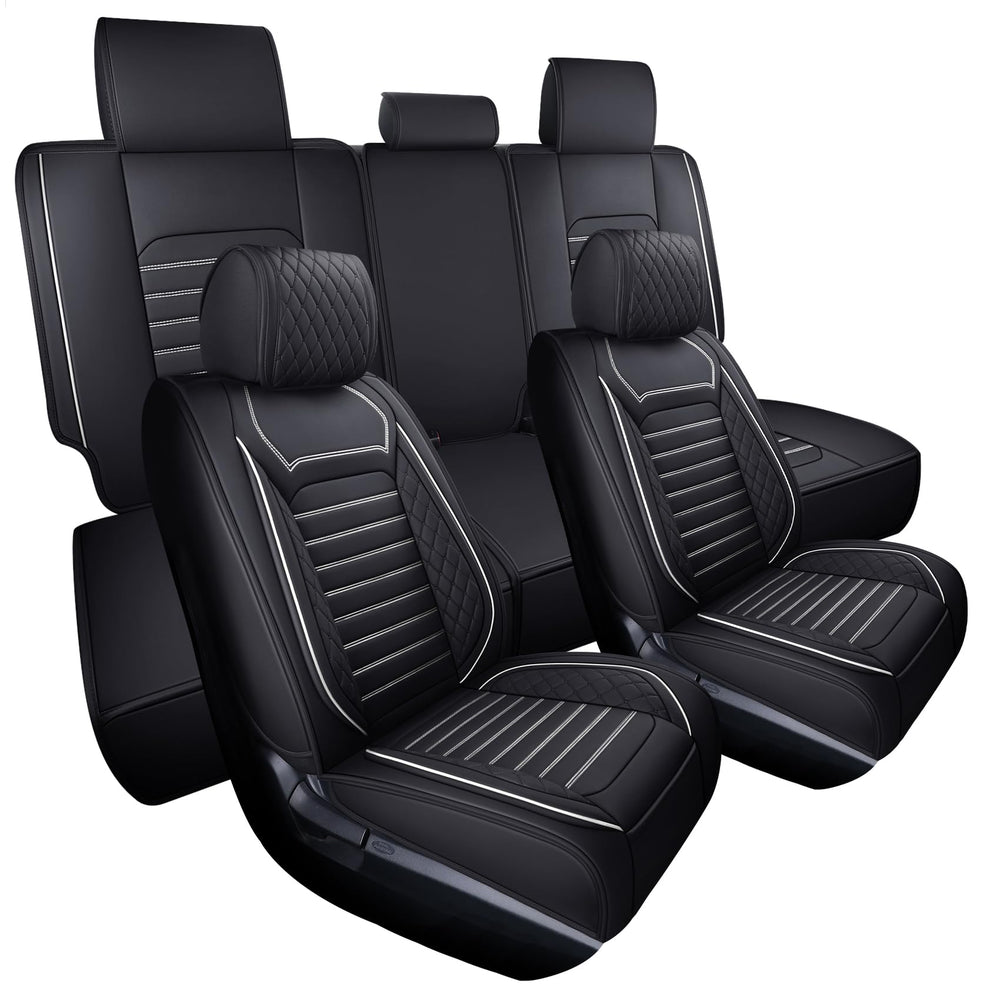 Aierxuan Tundra full set seat covers protect front and rear seats.