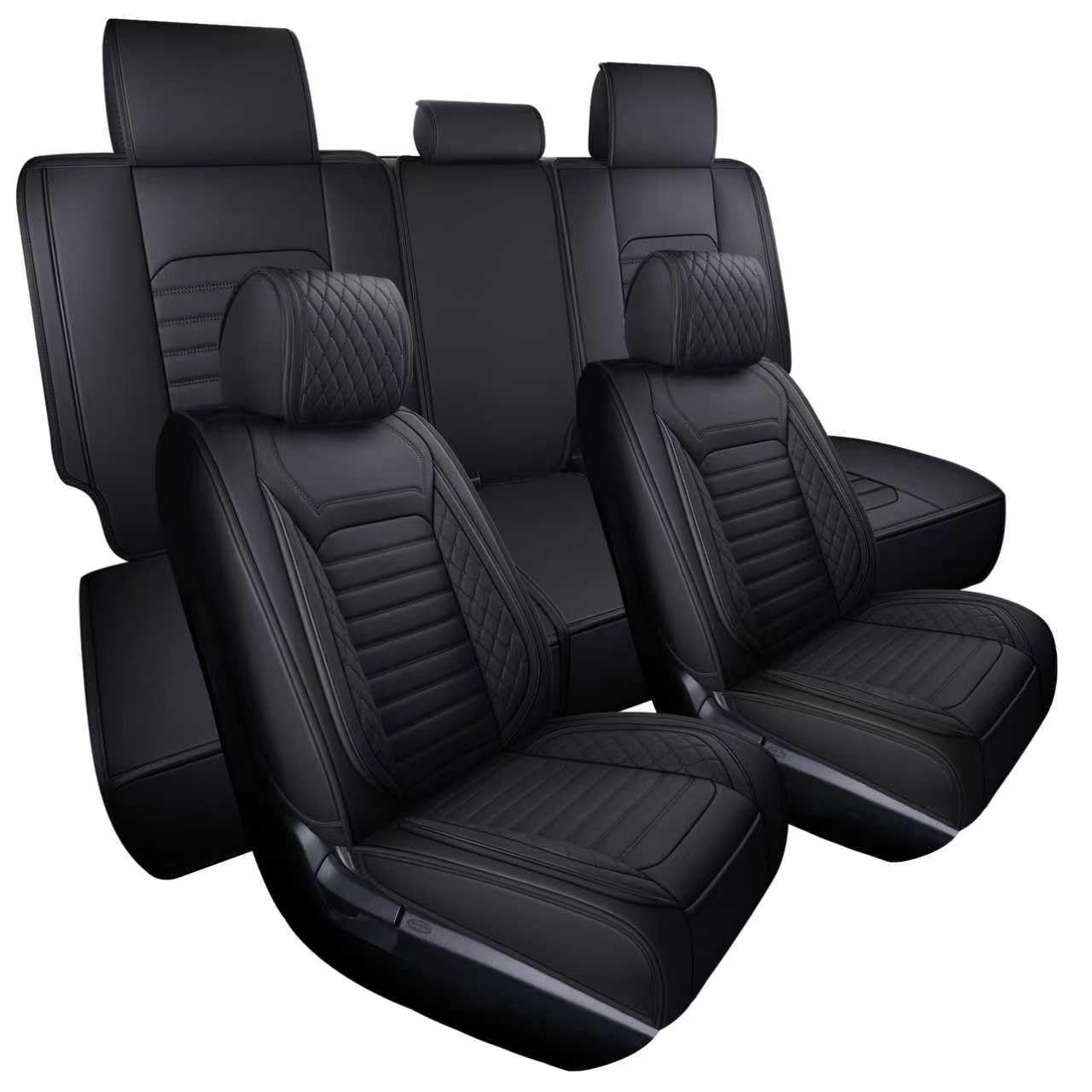 Aierxuan Tundra fullset front seat covers protect against wear and spills.