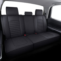 Aierxuan anti-slip backing keeps seat covers in place during driving.