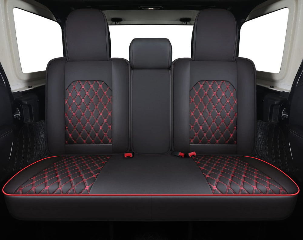 Aierxuan Wrangler seat covers full-set packaging highlighting 4-door compatibility