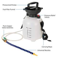 AIGMlSON compact hand-operated oil pump assembly for maintenance tasks