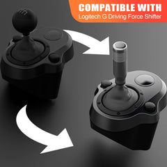 aikeec gear shifter knob black color for customizable cockpit style