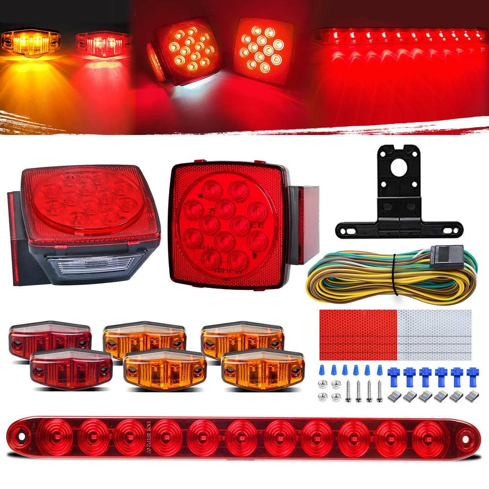 Aila tail lights for trailers deliver bright visibility and safety.