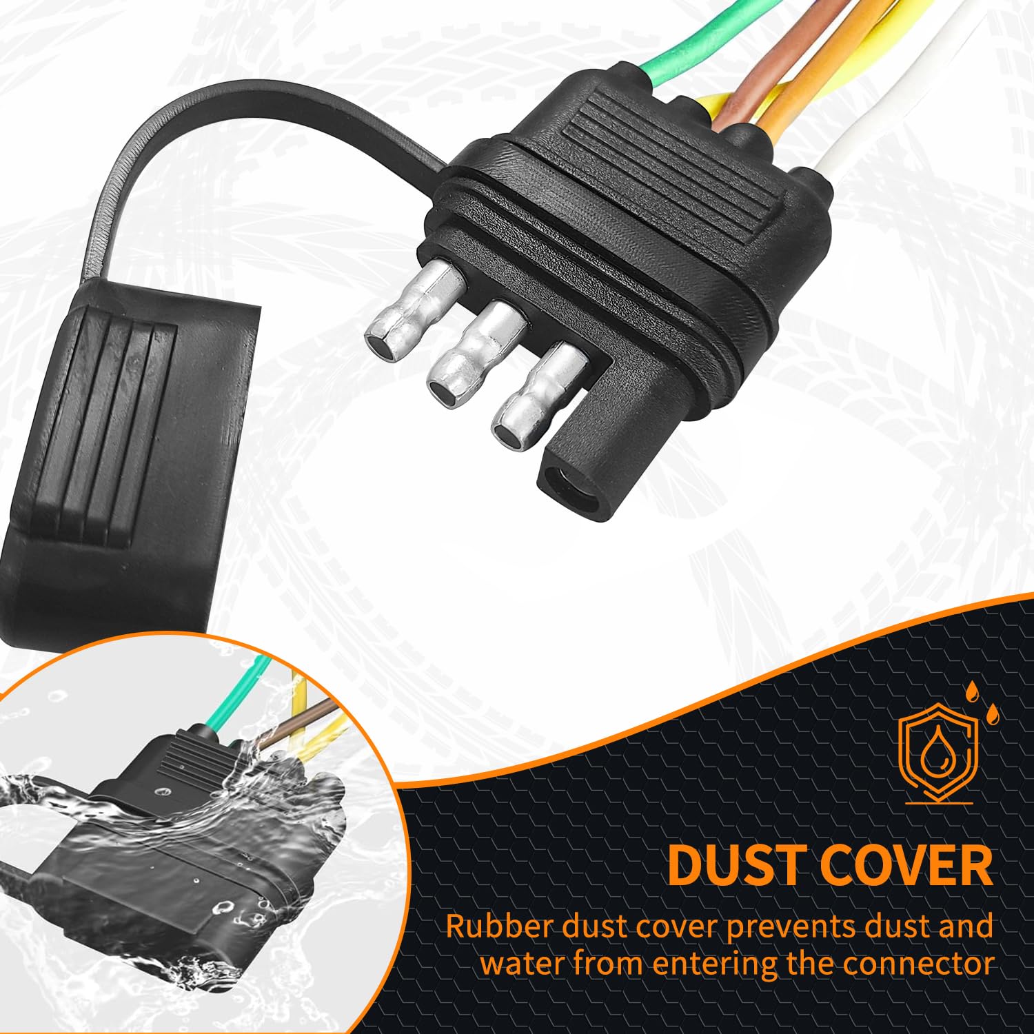 Aila wiring kit improving night-time visibility with robust trailer lighting