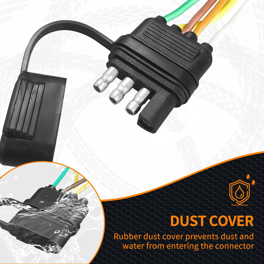 Aila wiring kit improving night-time visibility with robust trailer lighting