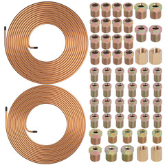 Ailbiuko brake line kit contents with tubes and fittings for easy upgrades.