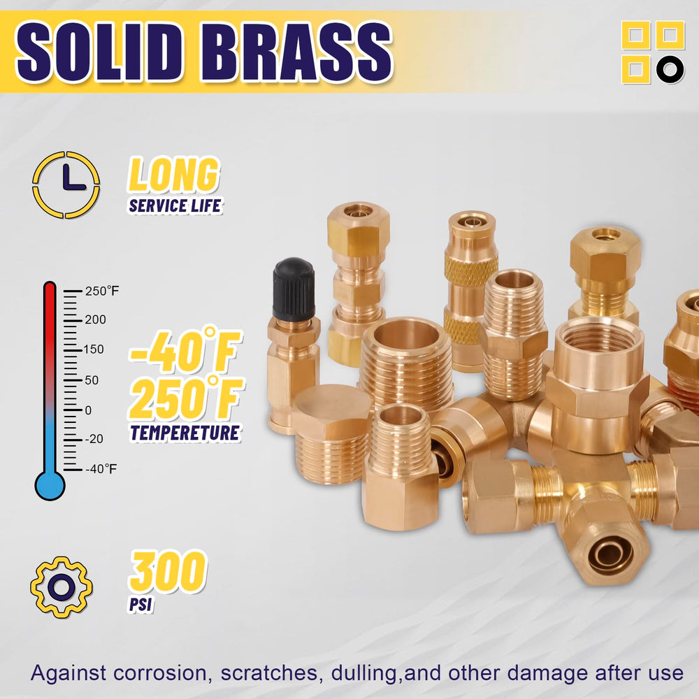 Ailbiuko brass pipe fittings hex coupling for sturdy joints.