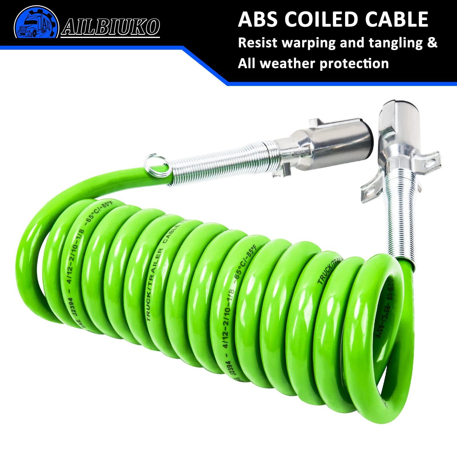 Ailbiuko stainless steel spring ends protect the cable during installation