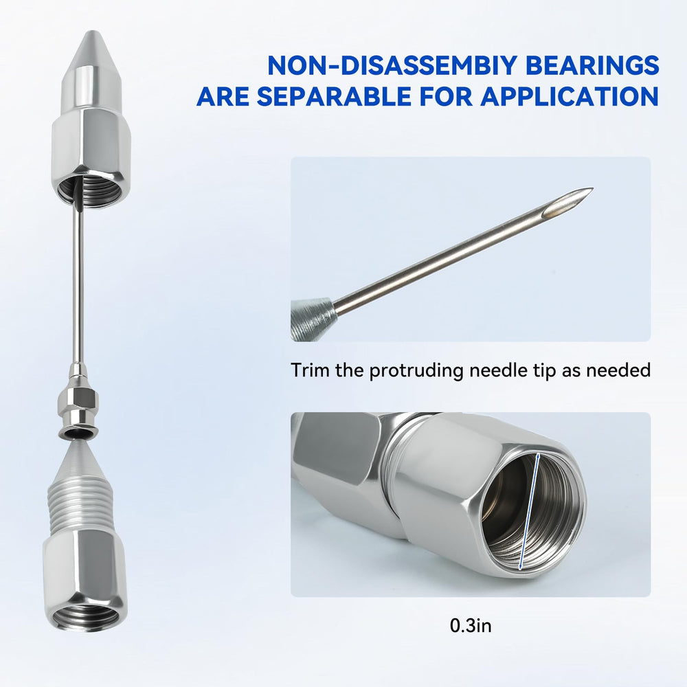 AILEDWER filling nozzle simplifies refills without spills or mess.