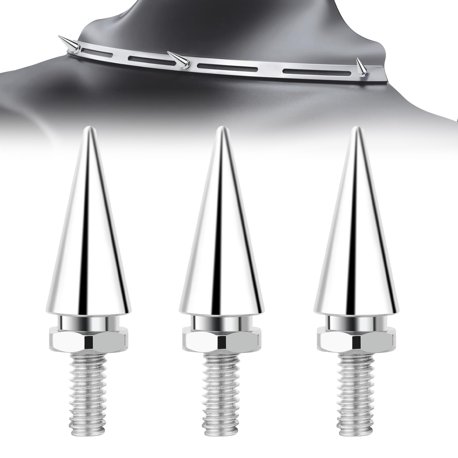 AILMOTO chrome windshield bolts for Harley add sleek style and secure fit.