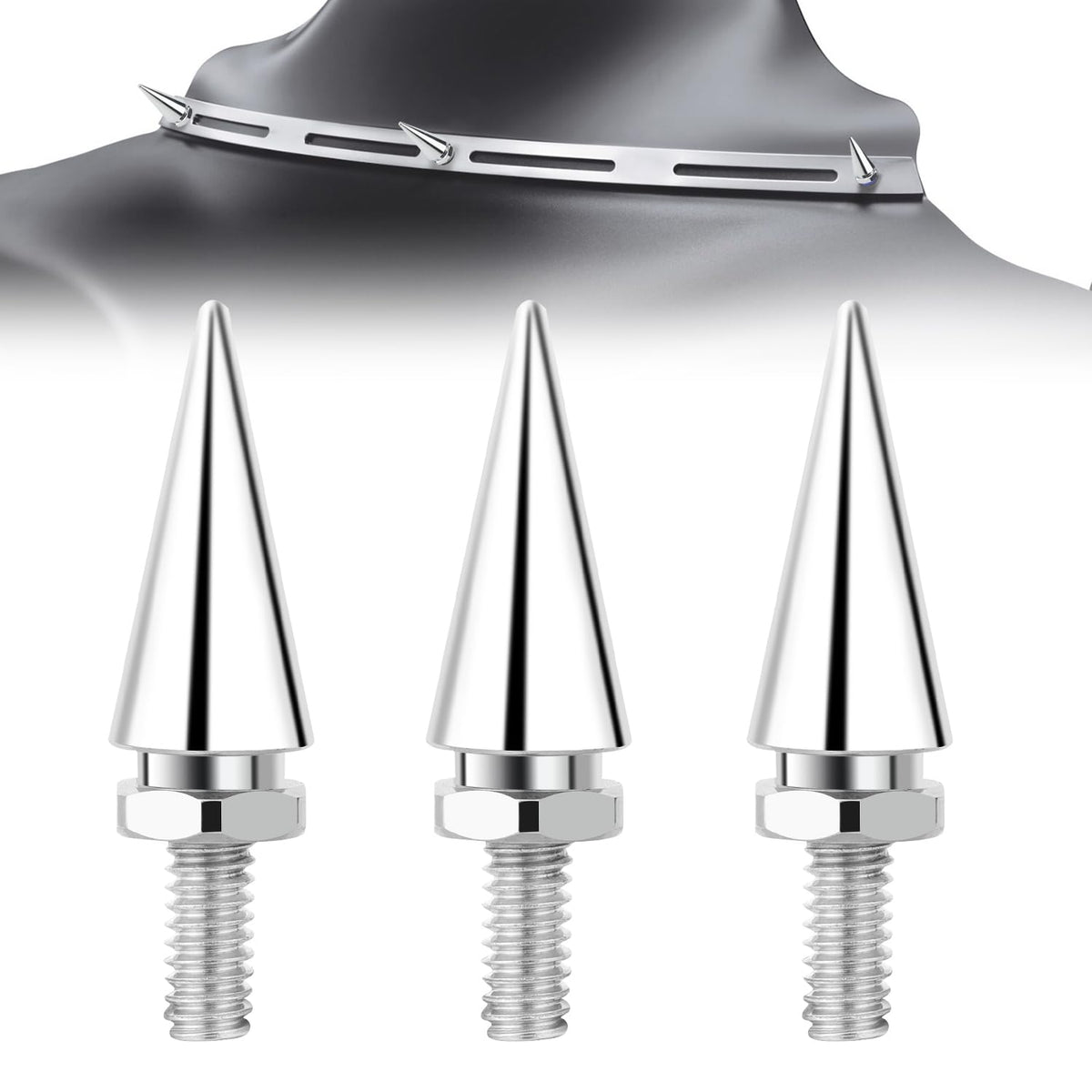 AILMOTO chrome windshield bolts for Harley add sleek style and secure fit.