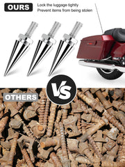 AILMOTO chrome windshield bolts show a precise fit on Harley Street Glide.