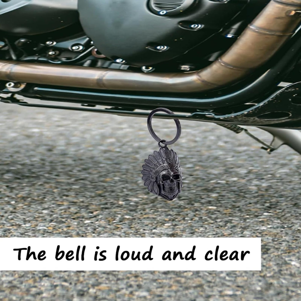 AilRabbit gift ready skull bell enhances bike style and mood.