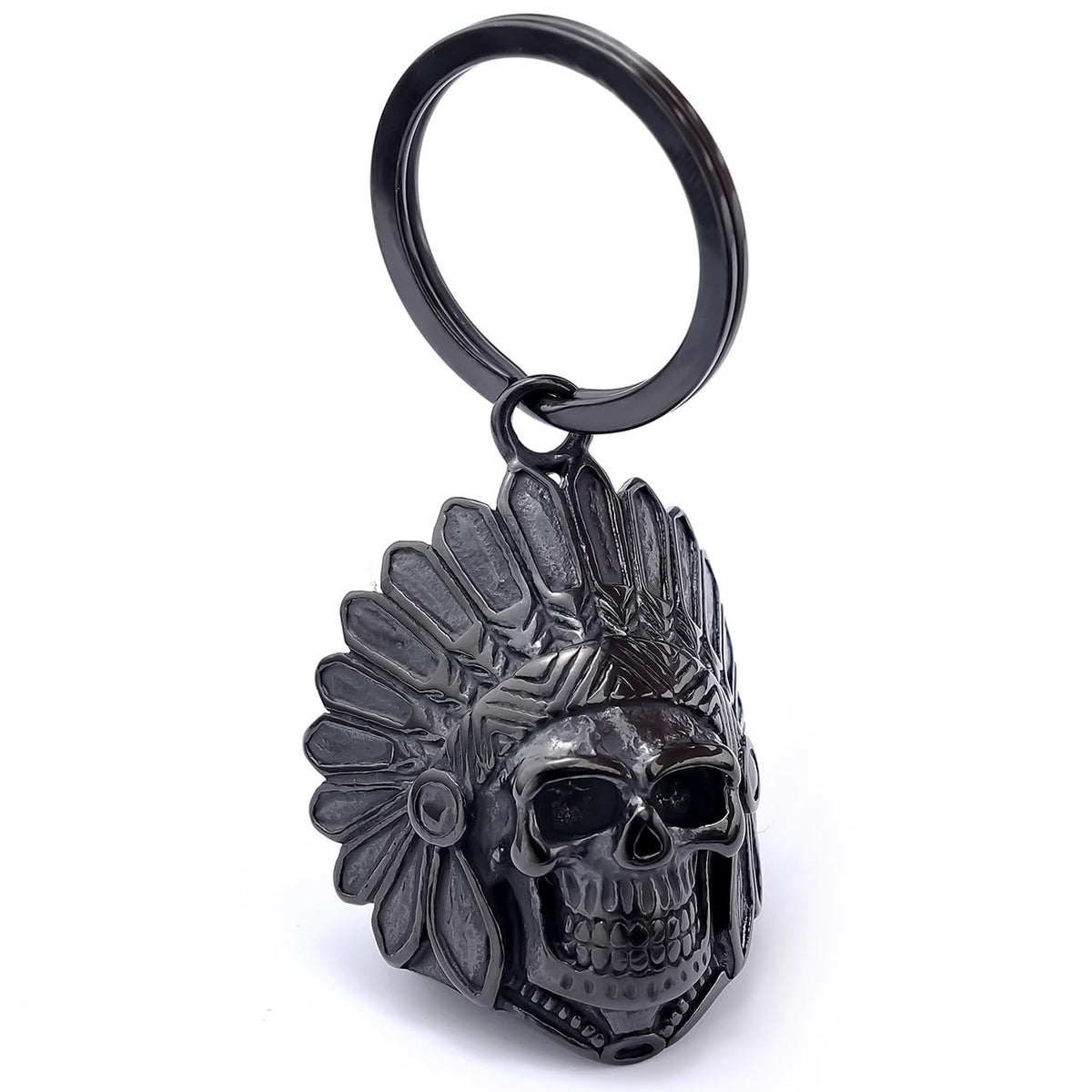 AilRabbit motorcycle skull bell with angel design enhances style and symbolic protection.