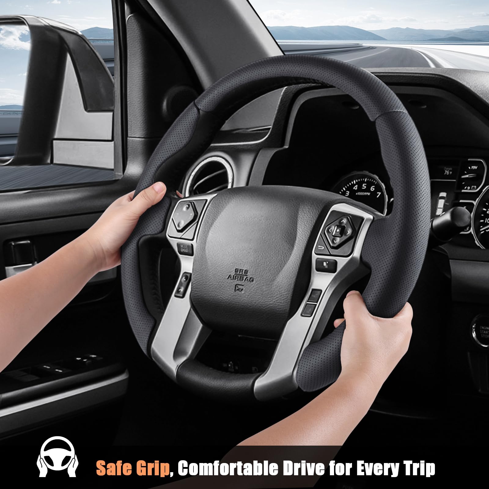 Aimato cover with 0.09-inch thickness preserves original grip feel