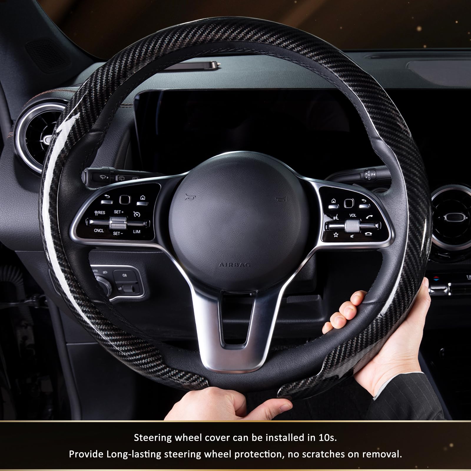 Aimato universal fit for 14.5-15 inch steering wheels