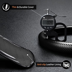Aimato anti-slip inner lining improves grip and driving safety.