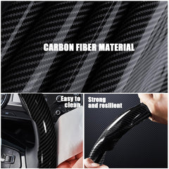 Aimato carbon fiber steering wheel cover fits 14–16 inch wheels.