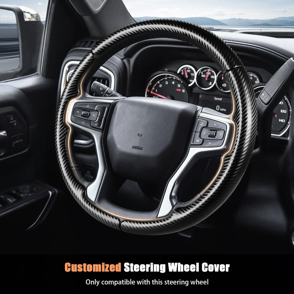 Aimato steering wheel cover for Chevy 2500-3500 emphasizes durability for heavy use