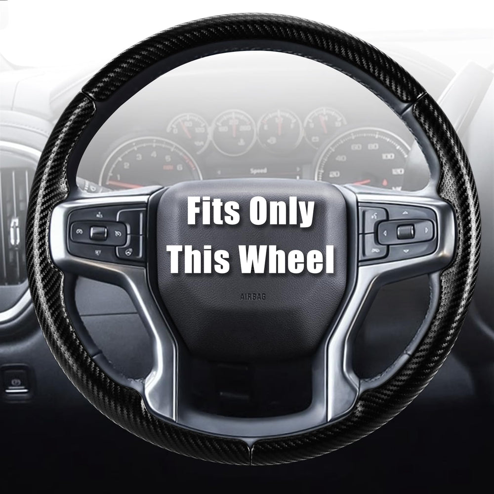Aimato Chevy Silverado steering wheel cover provides precise fit and enhanced grip