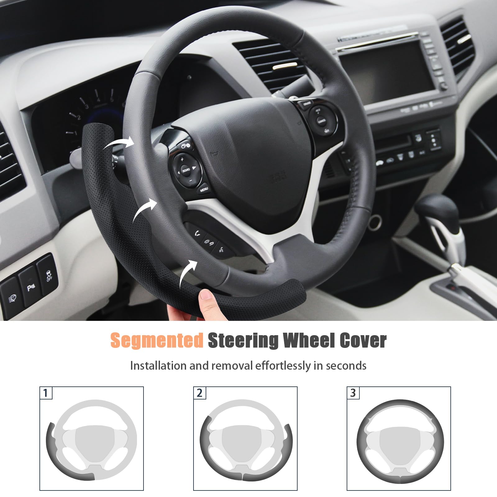Aimato interior upgrade for Honda Civic boosts grip and aesthetics